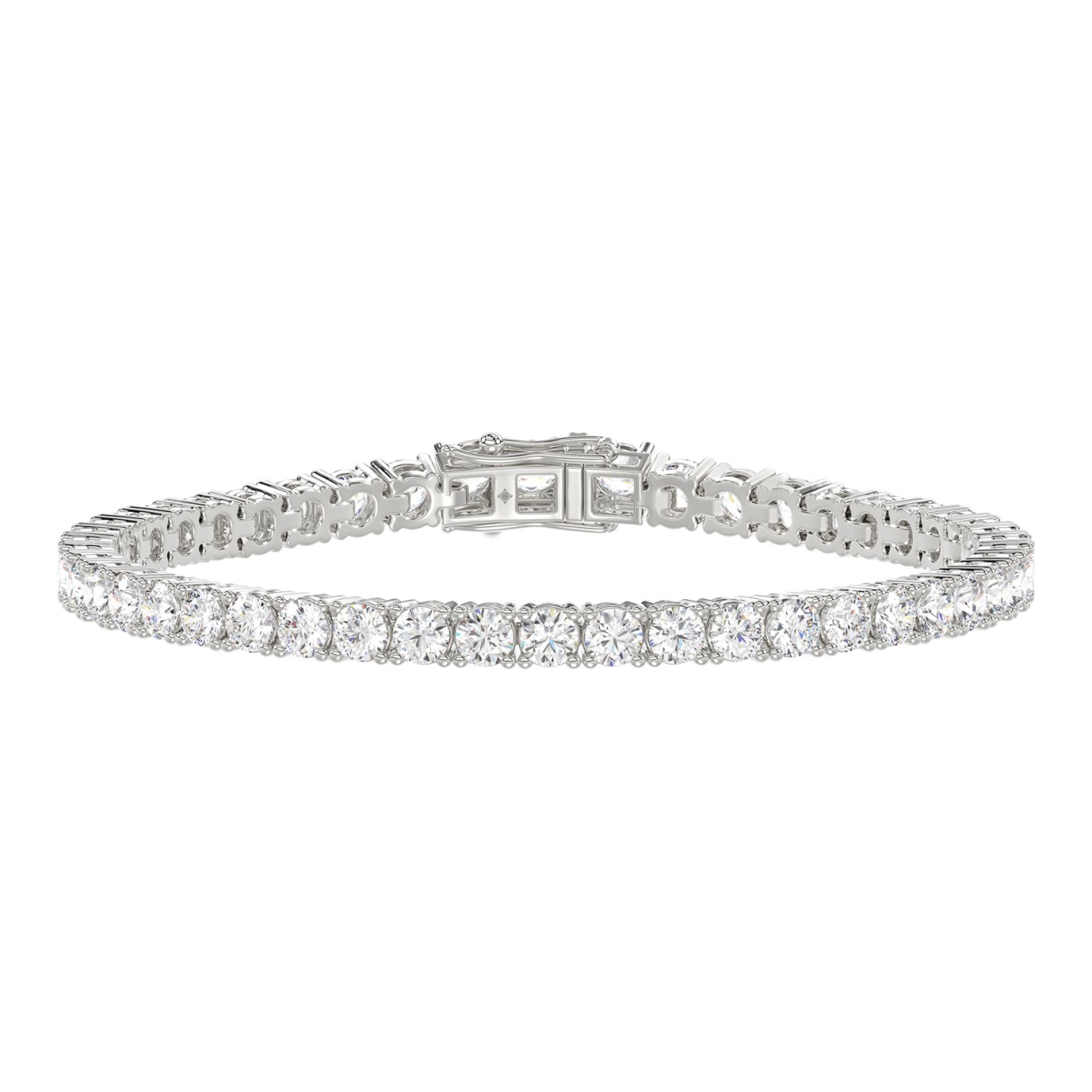 Basket 4 Prong Tennis Bracelet