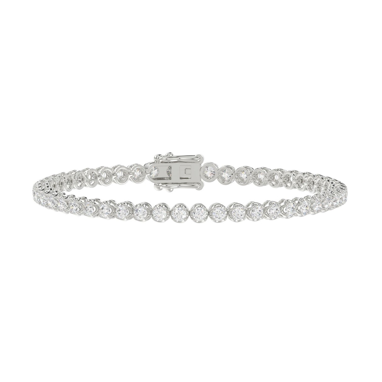 Microfusion Prong Set Tennis Bracelet