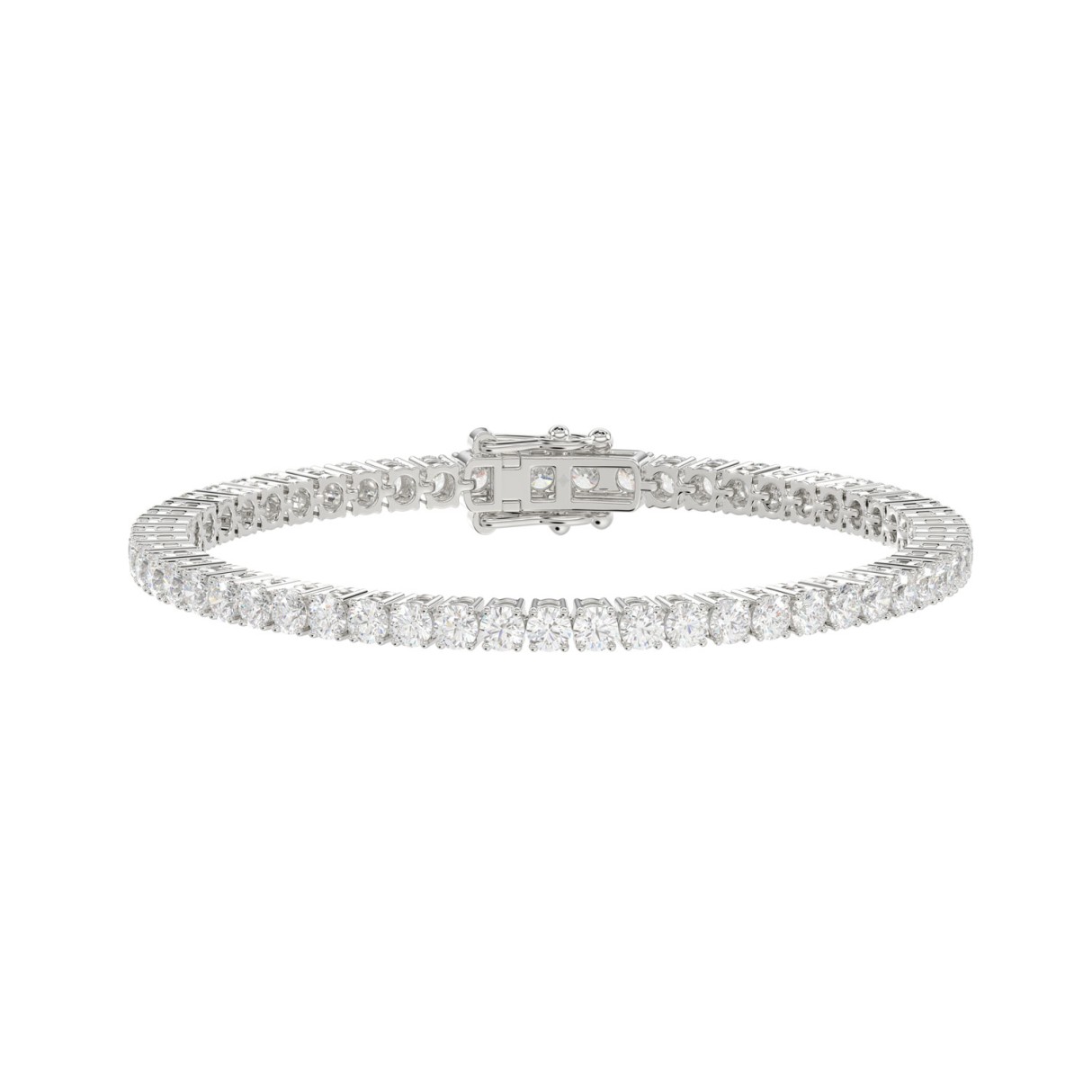 Basket 4 Prong Tennis Bracelet