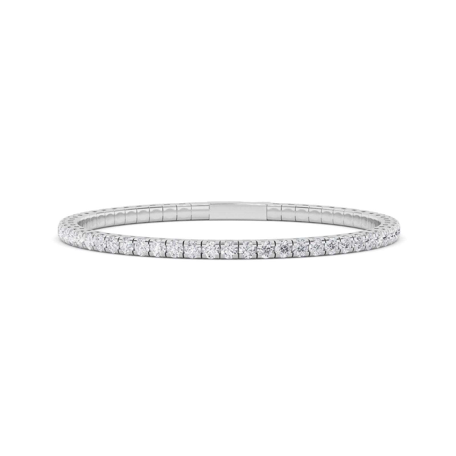 Round Line Bangle Bracelet