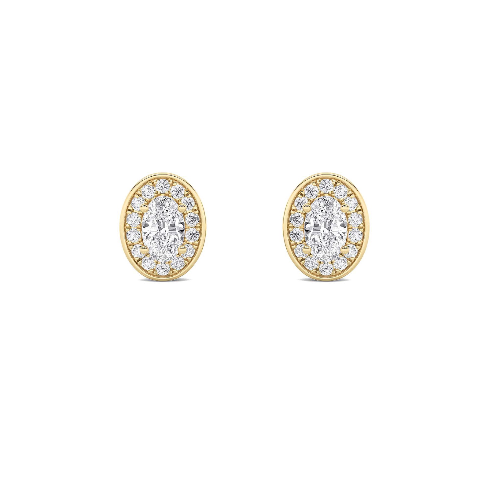 Oval E Earrings
