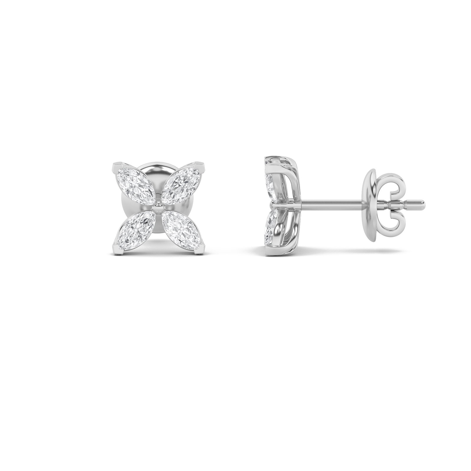 Fashion Marquise Solitaire Earring
