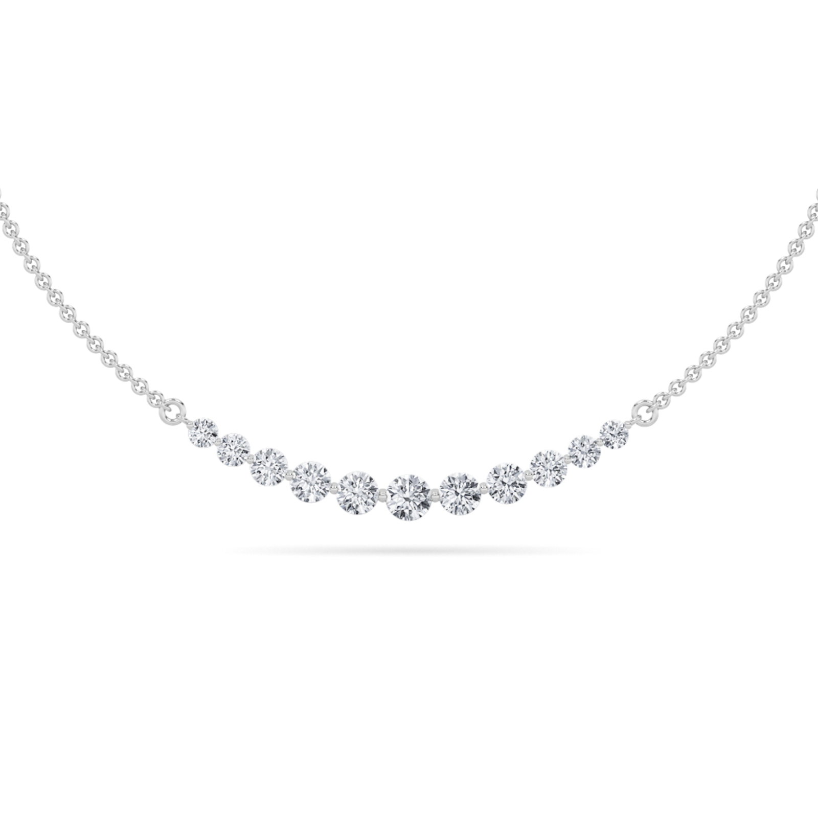 11 Stone Round Necklace