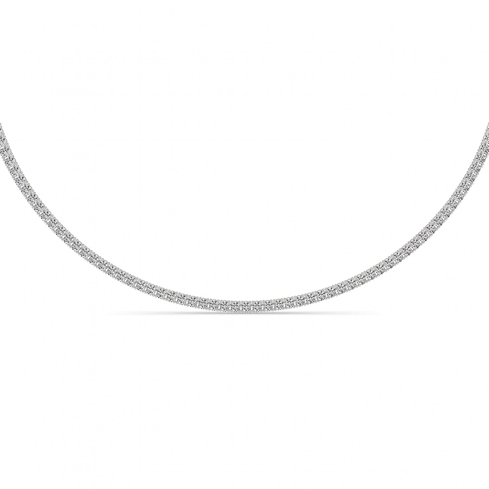 Tennis Round Reviera Necklace