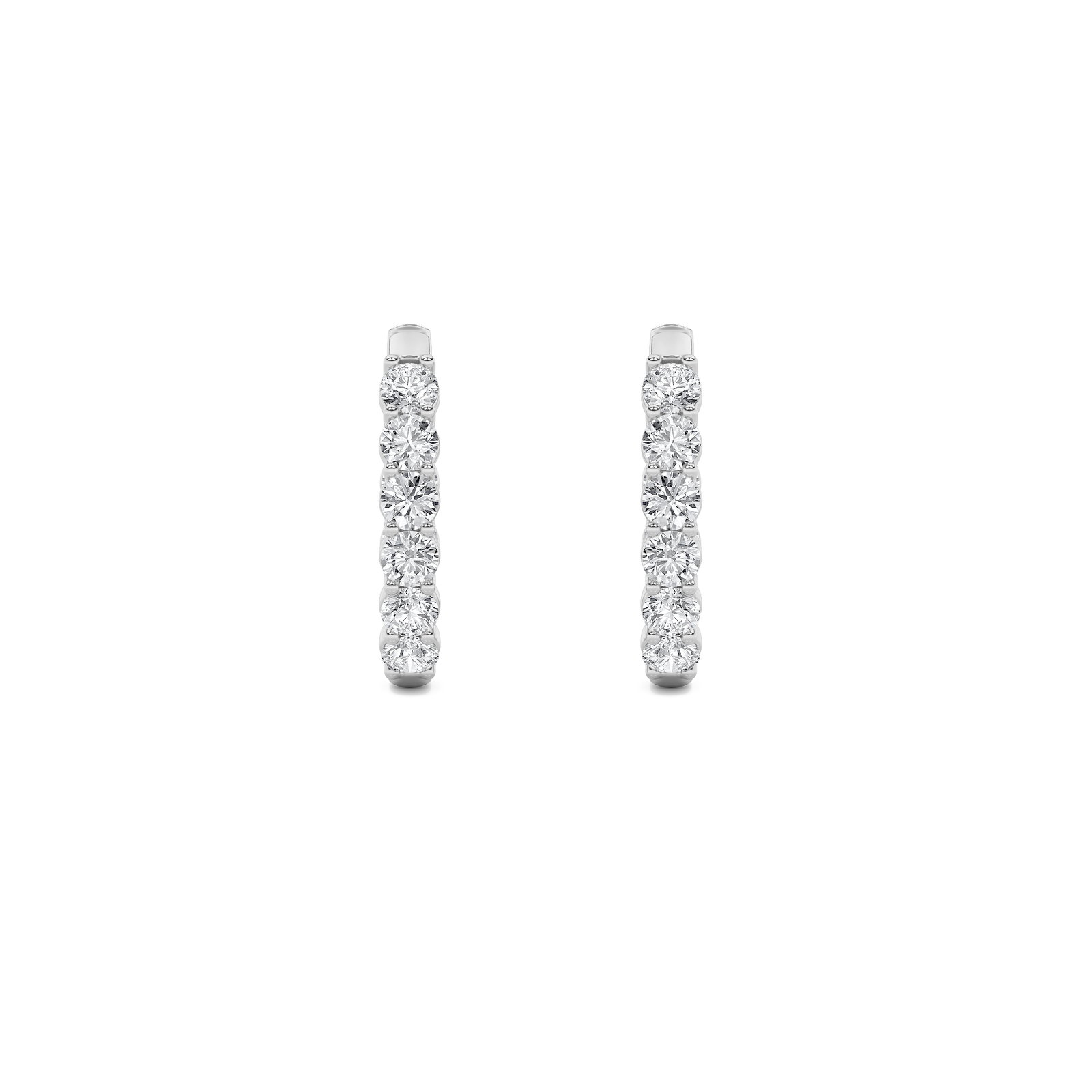 Inside out Round Hoop Earring