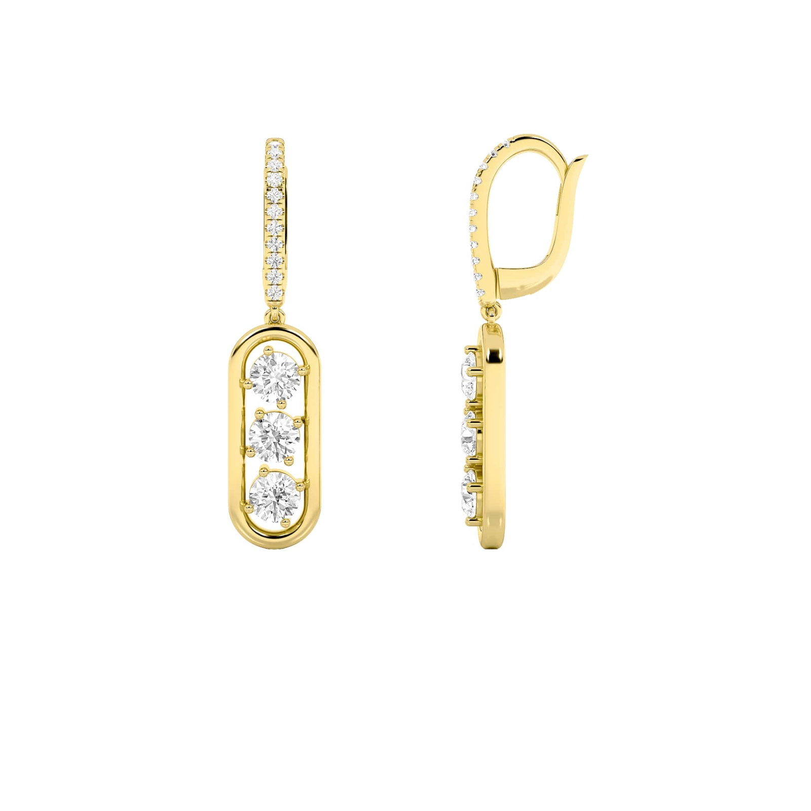 Round Fashion Dangle Earrings