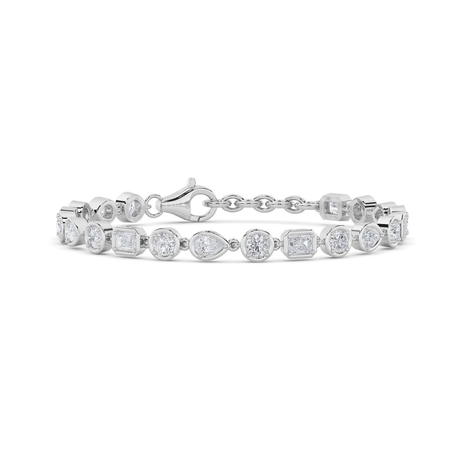 Bezel Multi Tennis Bracelet
