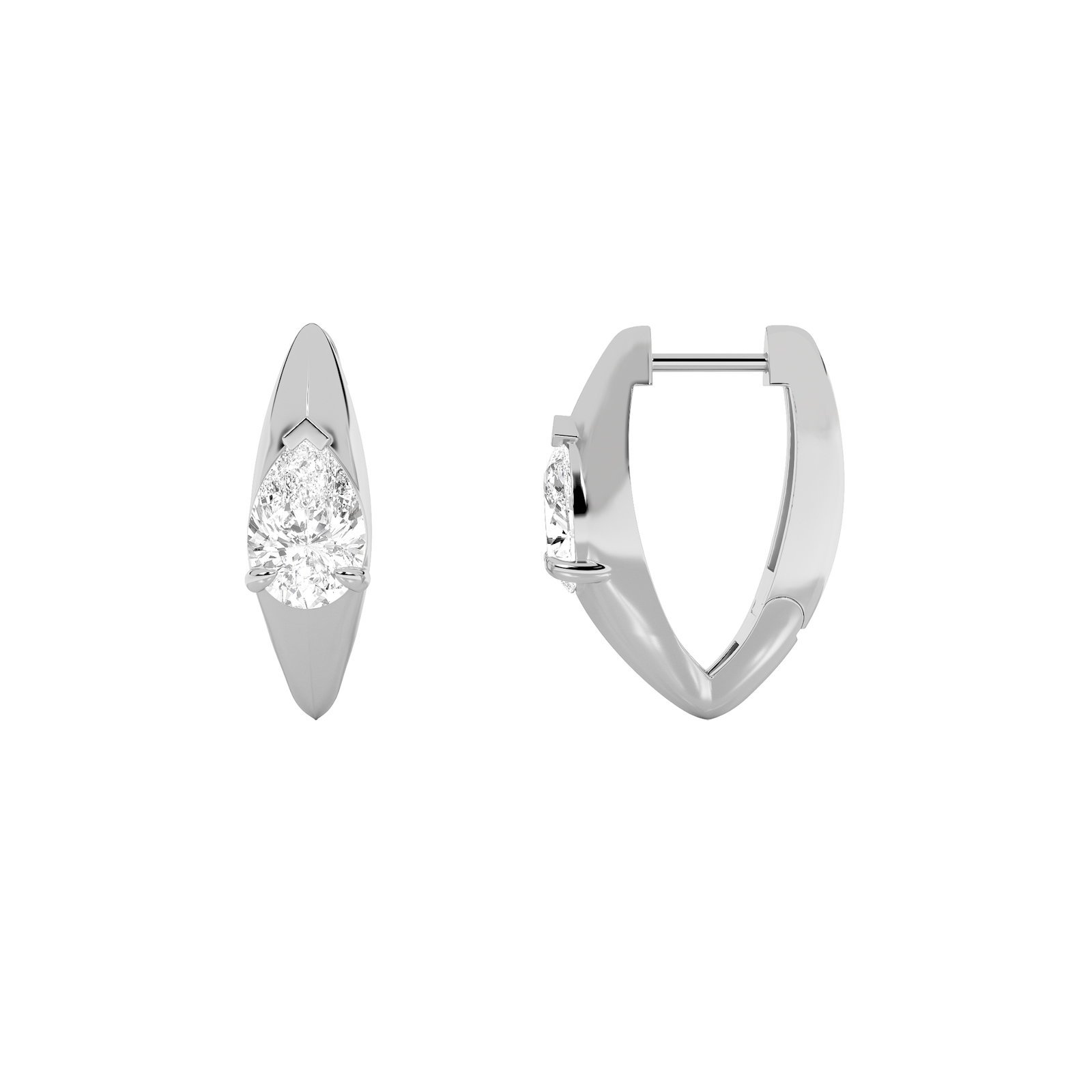 Fashion Pear Hoop Earring