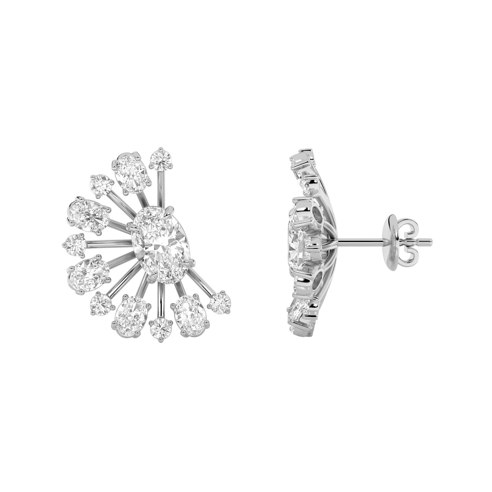 Oval E Earrings