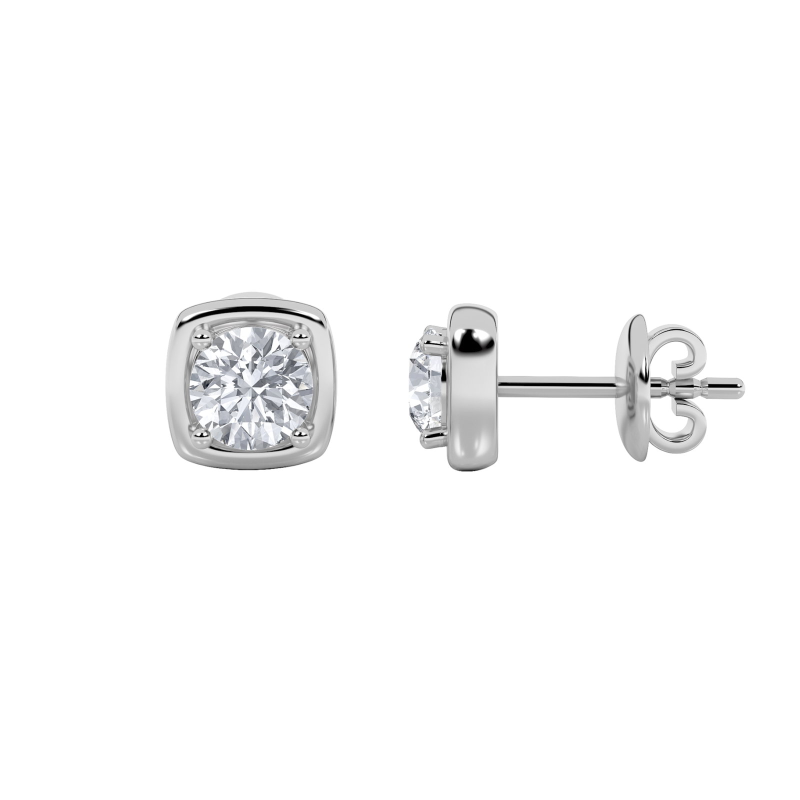 Fashion Round Stud Earrings