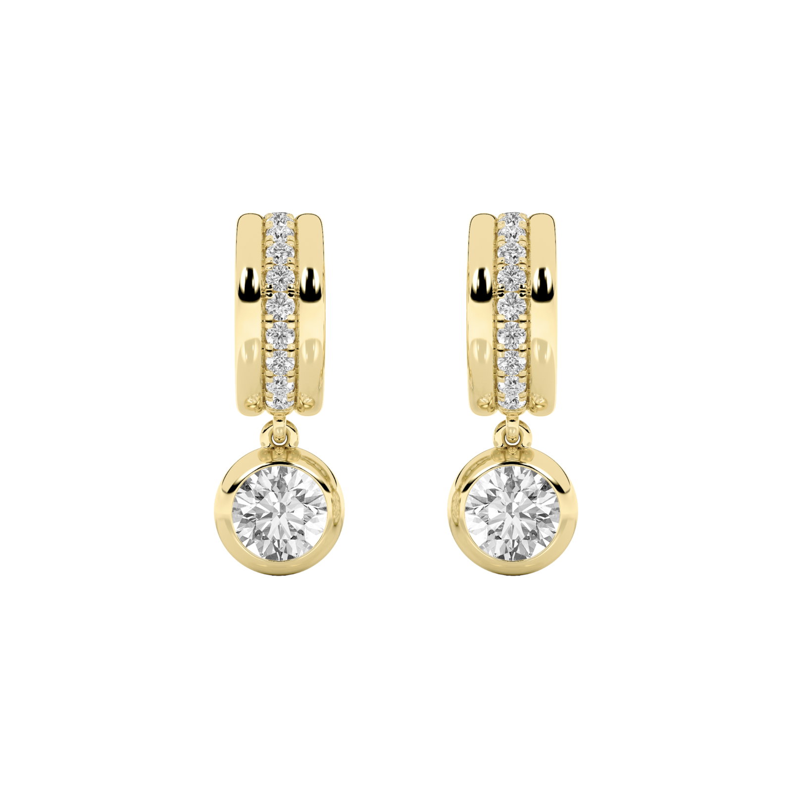 Fashion Dangle Round Hoop Earrings