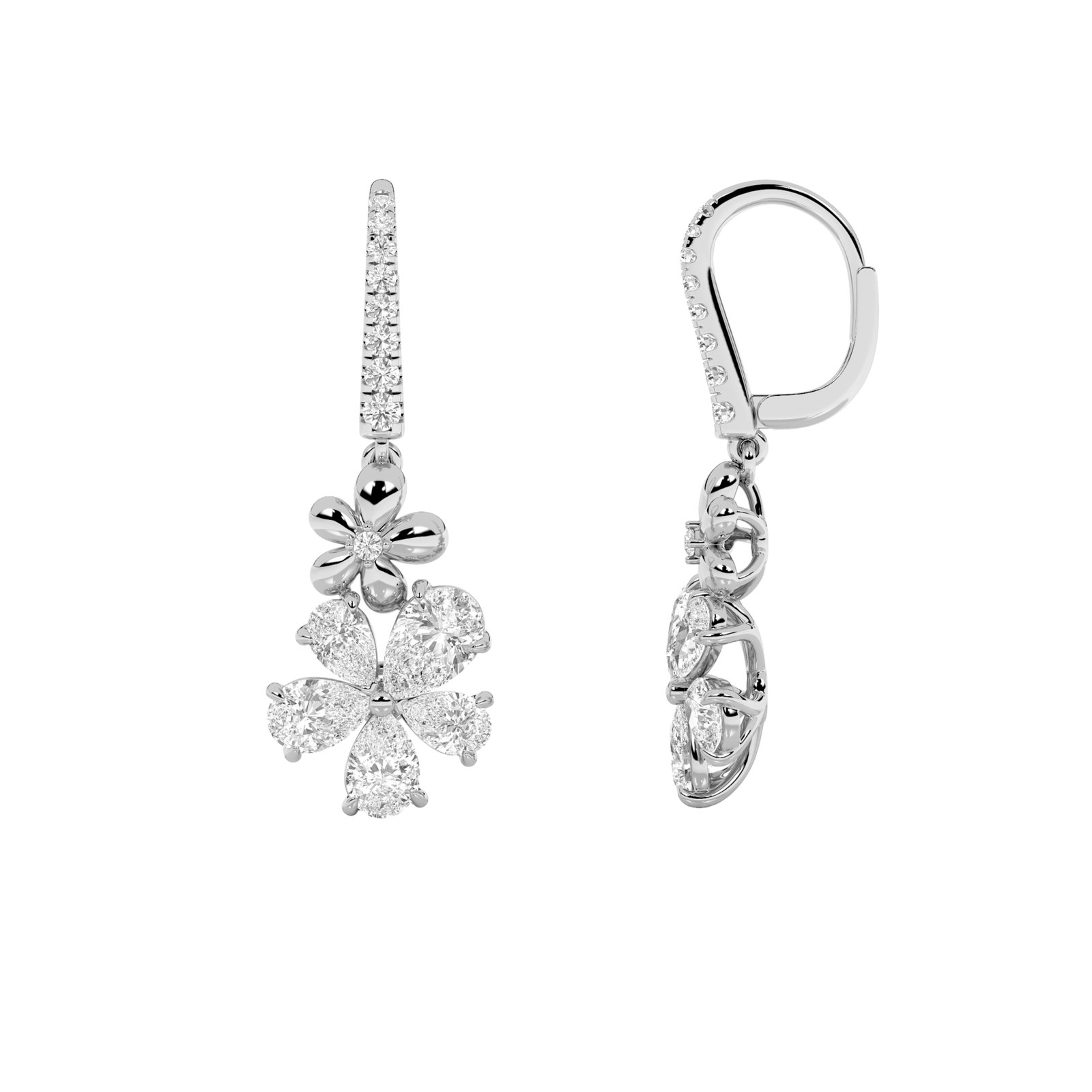 Everbloom Collection Pear Dangle Earring