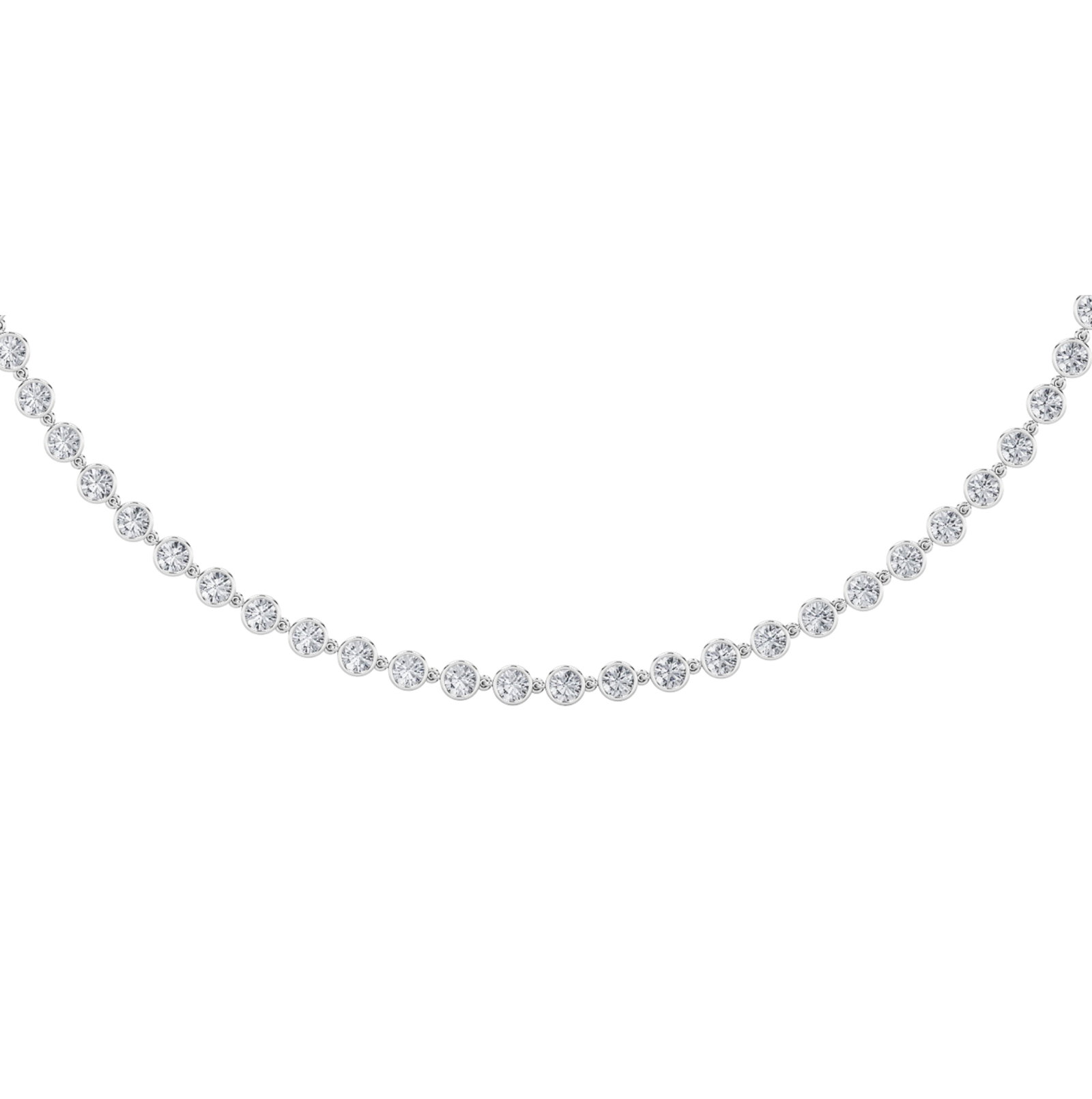 Bezel Round Necklace cum Bracelet Necklace