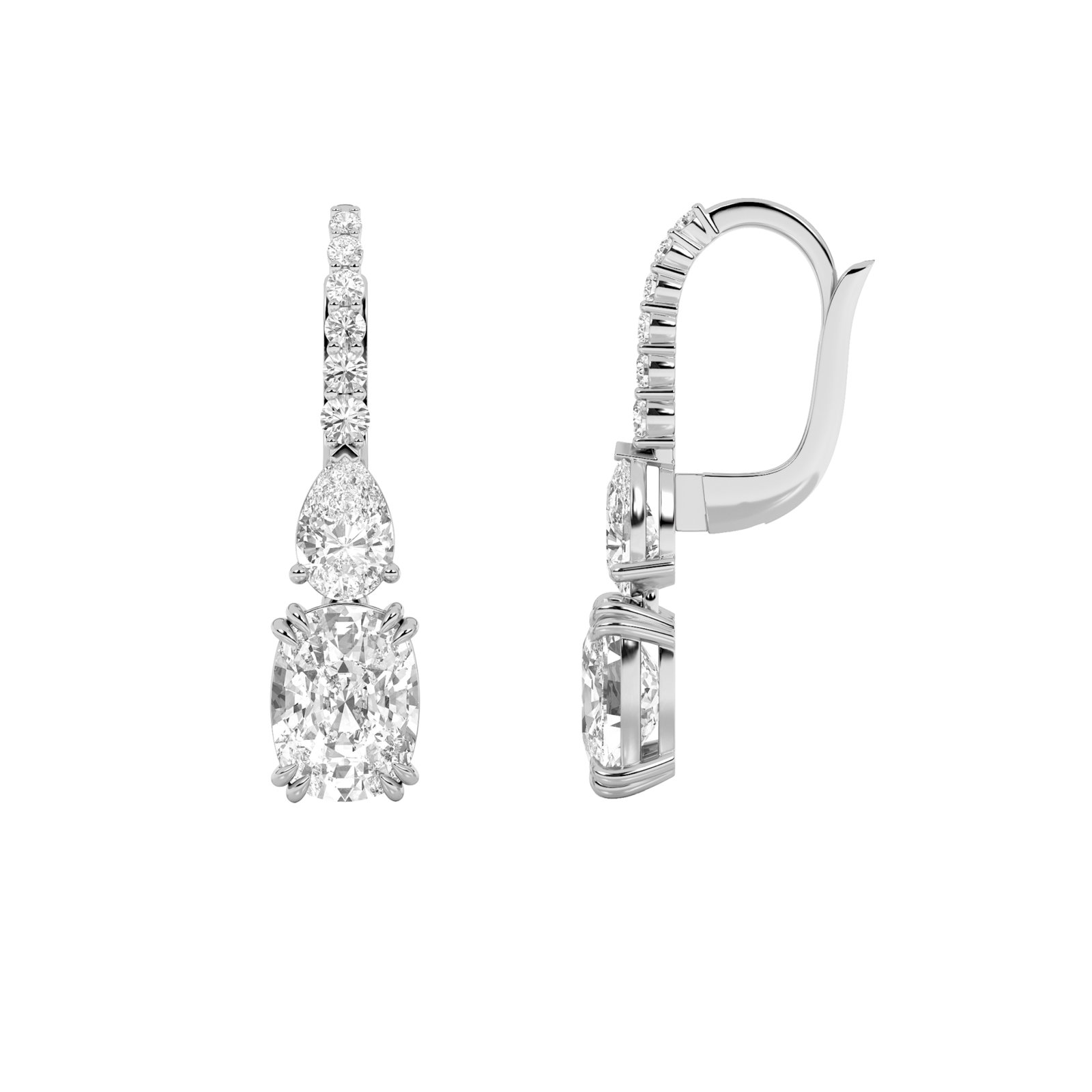 Fashion Elongated Cushion Fashion Earring