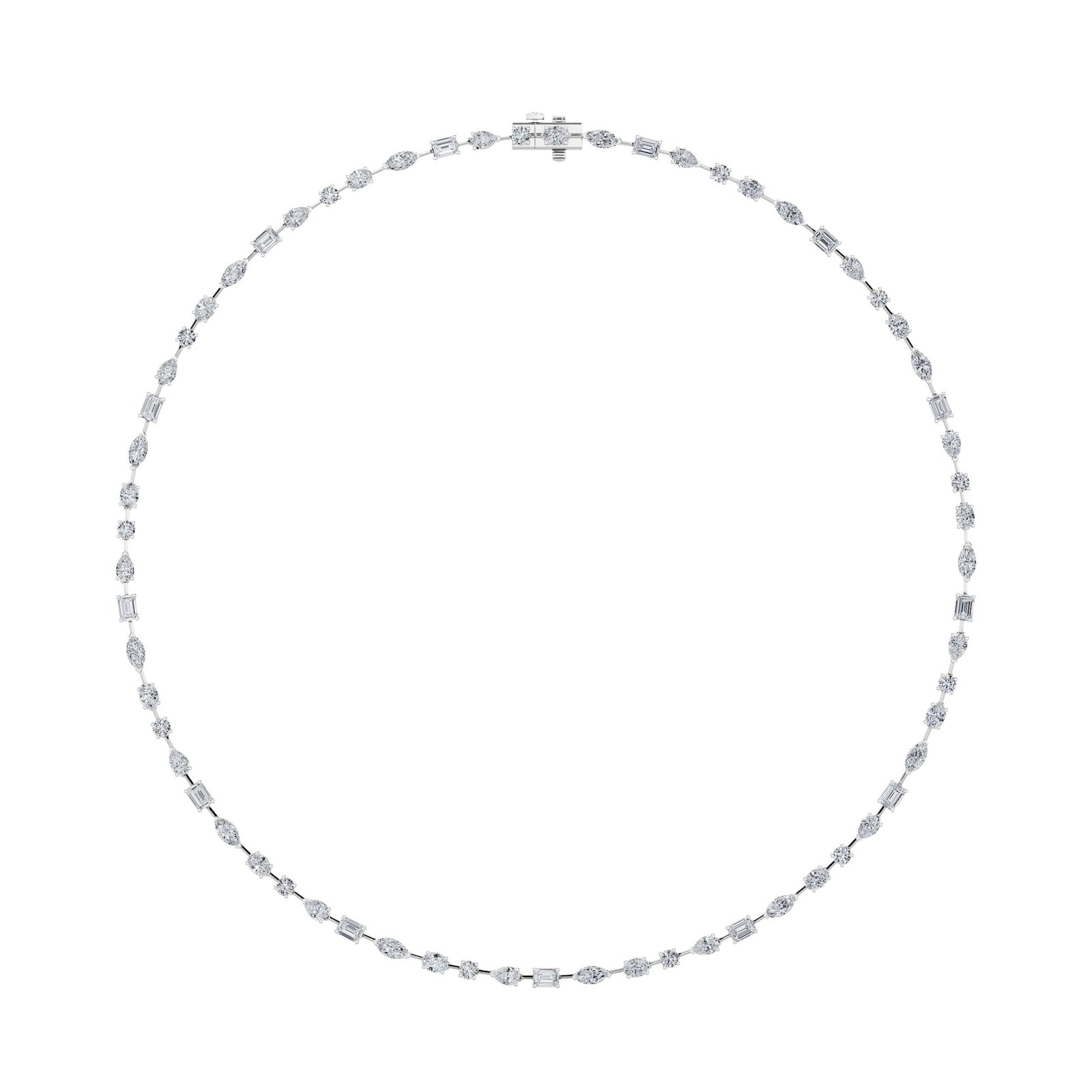 East West Multi Station Reviera Necklace