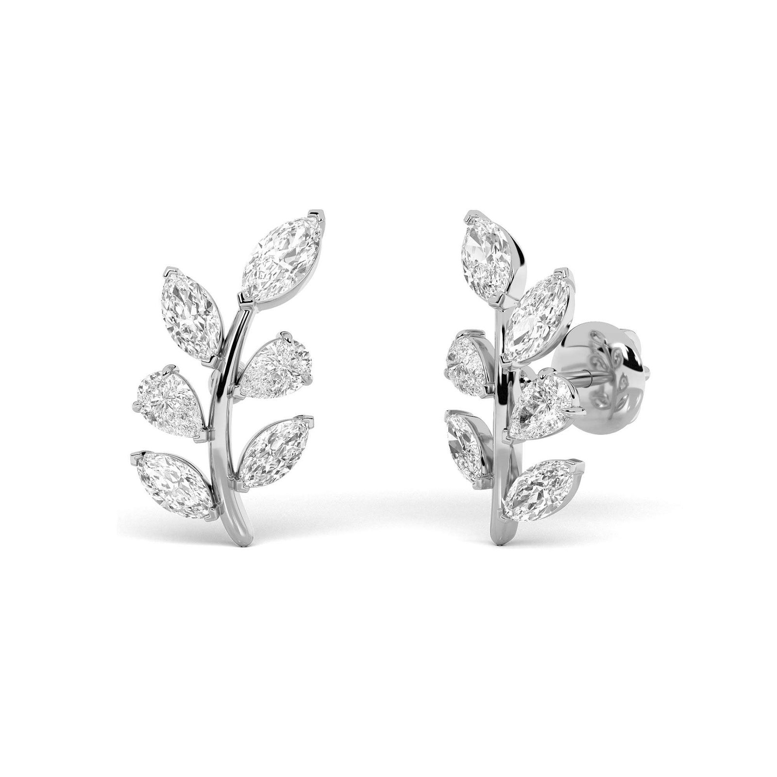 Leaf Multi Stud Earring