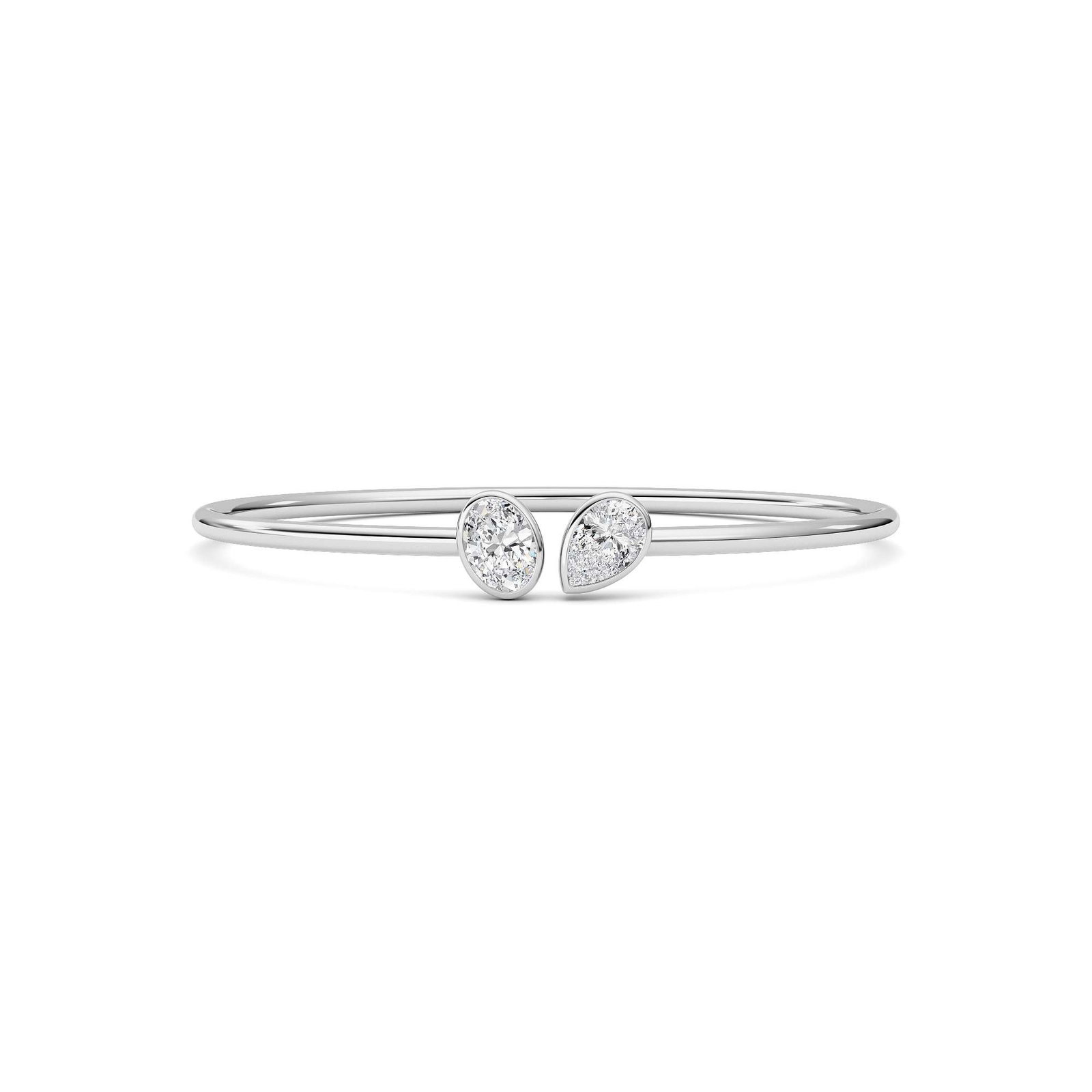Toi Et Moi Pear Oval Bracelet