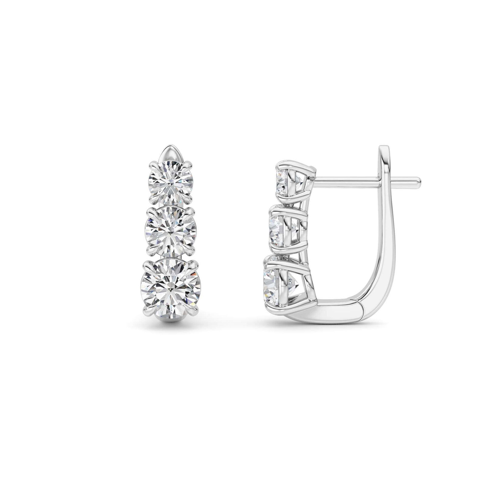 Round Hoop Earrings