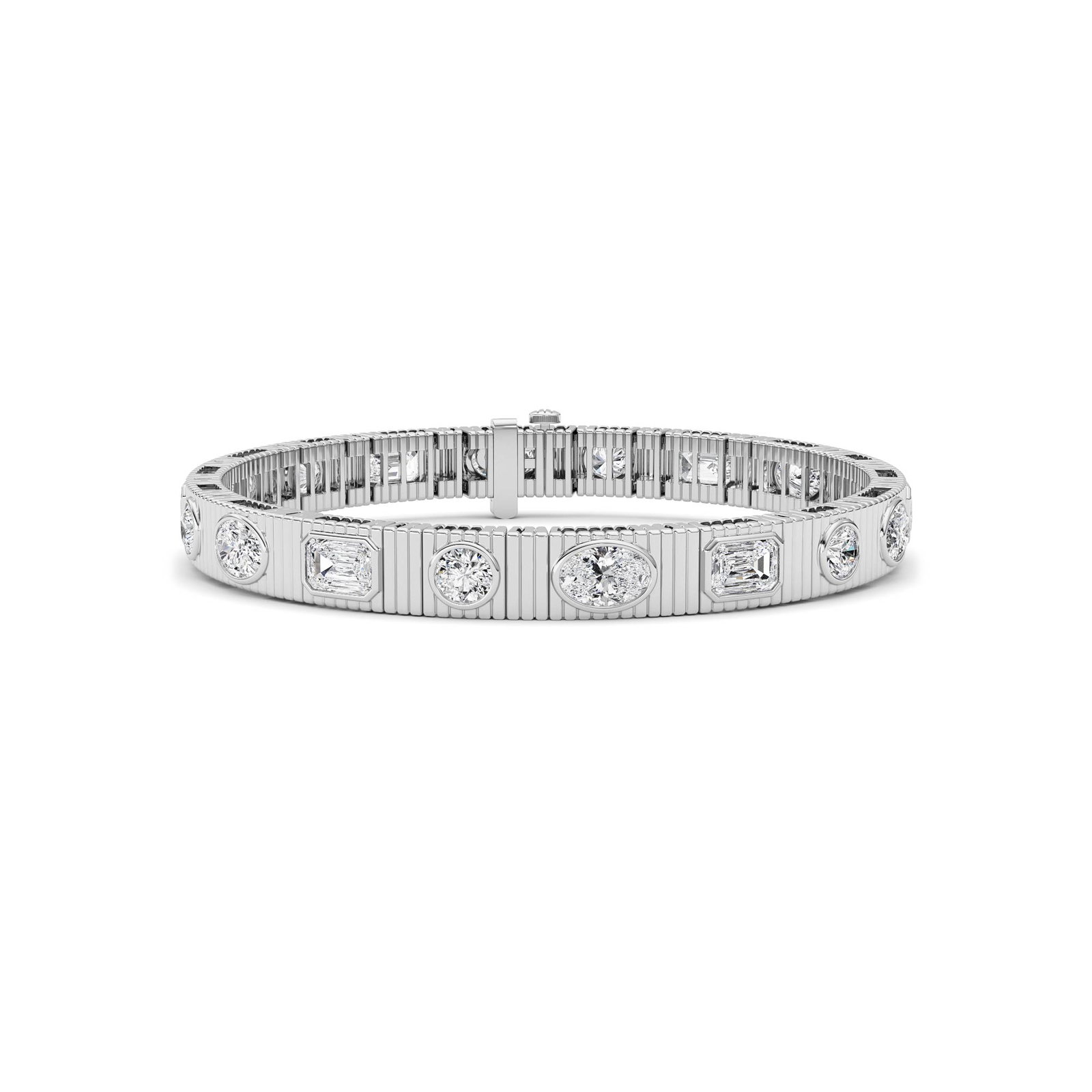 Bezel Multi Tennis Bracelet