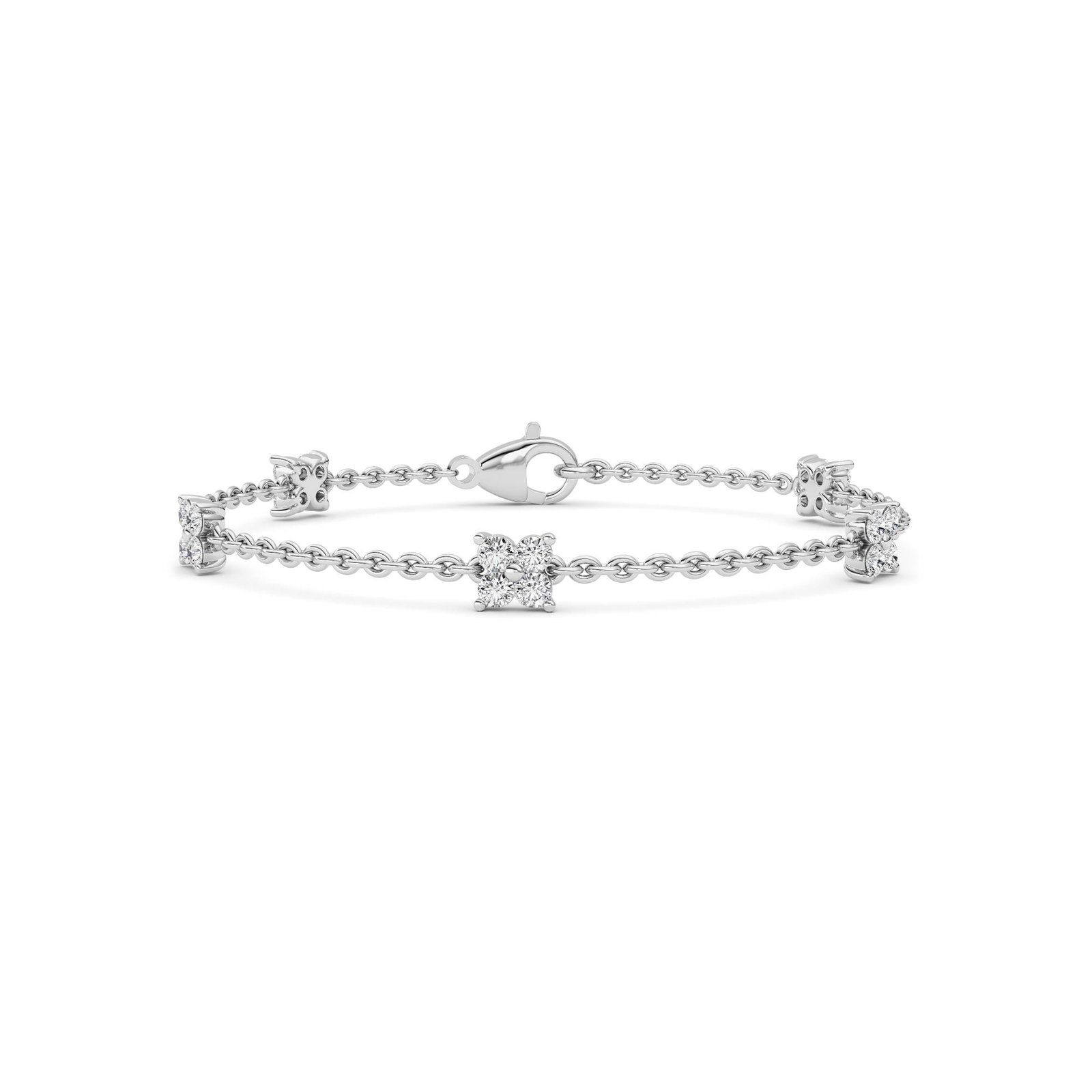 Fashion Round Station Chain Bracelet