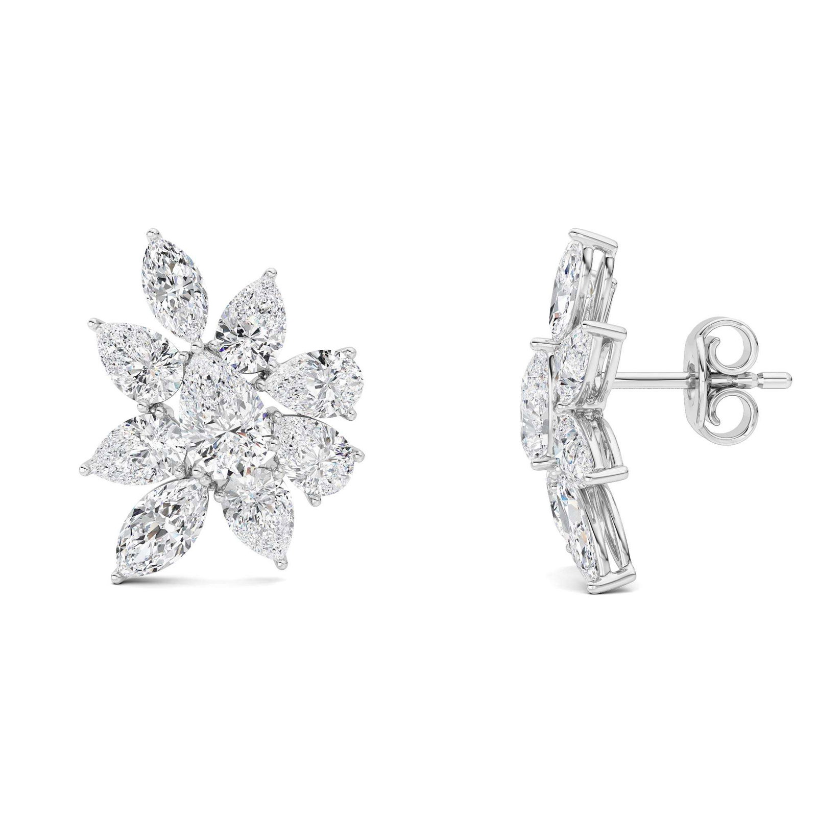 Fashion Pear Marquise Earrings