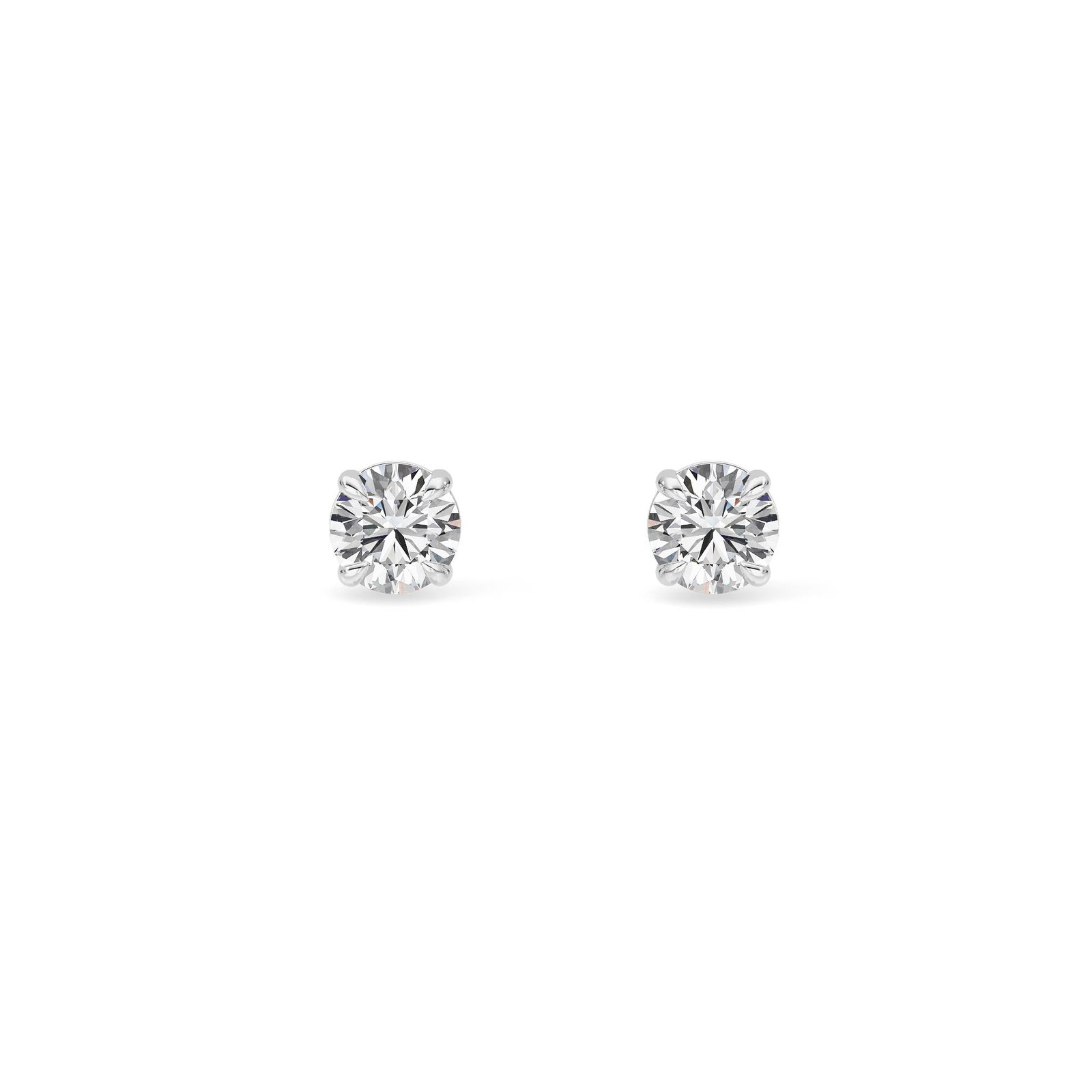 Round Classic Stud Earrings